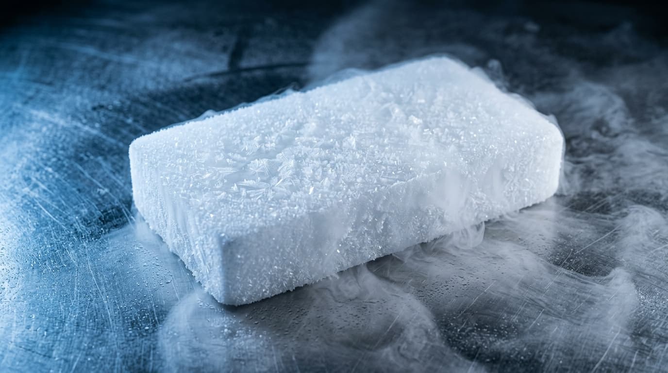 Solid Dry Ice Blocks & Heavy Slabs